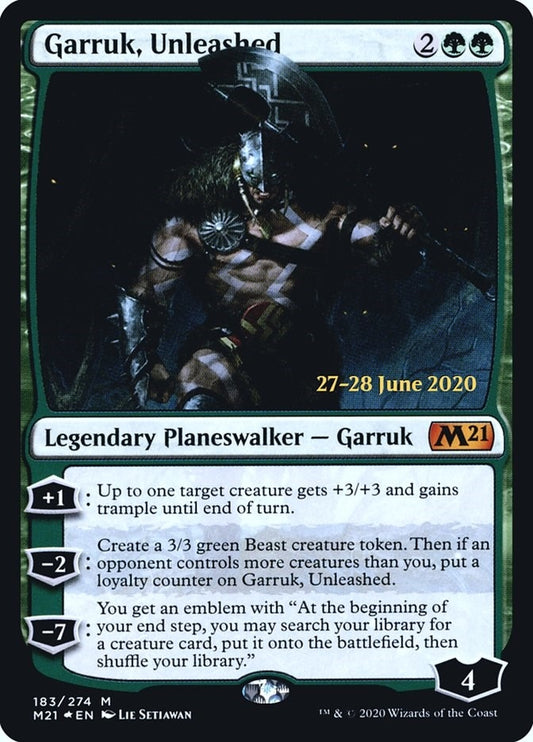 Image for Garruk, Unleashed (183) (Prerelease Cards) - Magic: The Gathering