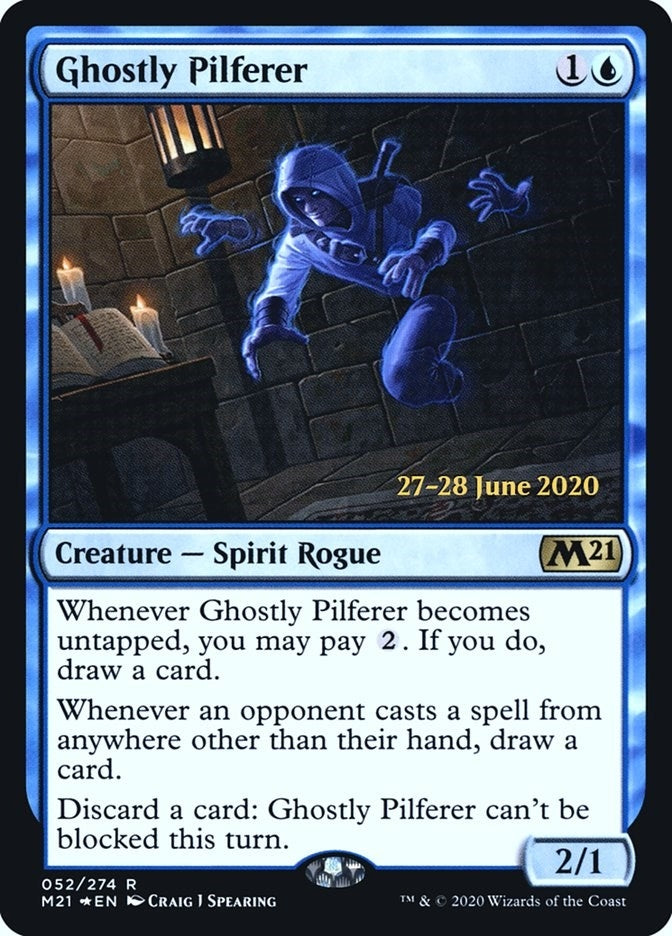 Image for Ghostly Pilferer (52) (Prerelease Cards) - Magic: The Gathering
