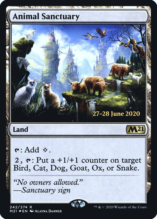 Image for Animal Sanctuary (242) (Prerelease Cards) - Magic: The Gathering
