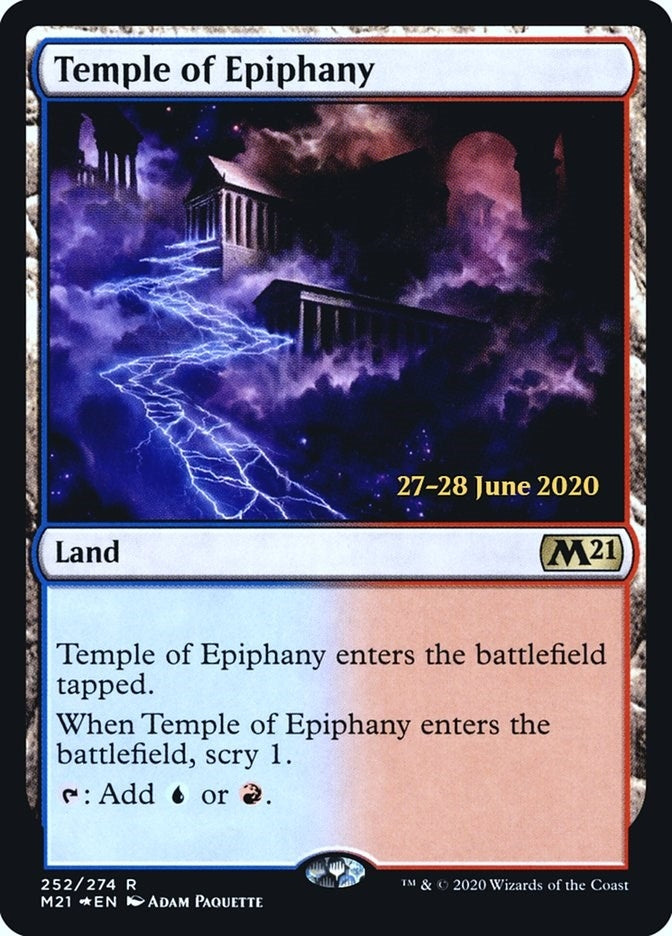 Image for Temple of Epiphany (M21) (252) (Prerelease Cards) - Magic: The Gathering