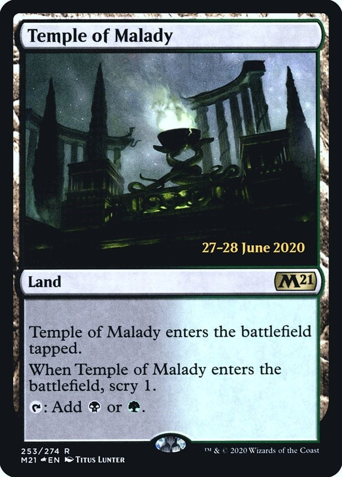Image for Temple of Malady (M21) (253) (Prerelease Cards) - Magic: The Gathering