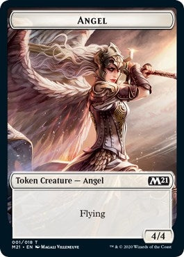 Image for Angel // Demon Double-Sided Token (1 // 6) (Core Set 2021) - Magic: The Gathering