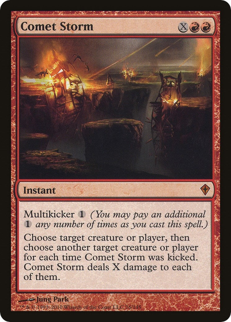 Image for Comet Storm (Worldwake) (76) (Oversize Cards) - Magic: The Gathering