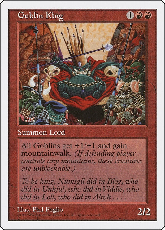 Image for Goblin King (Fifth Edition) - Magic: The Gathering