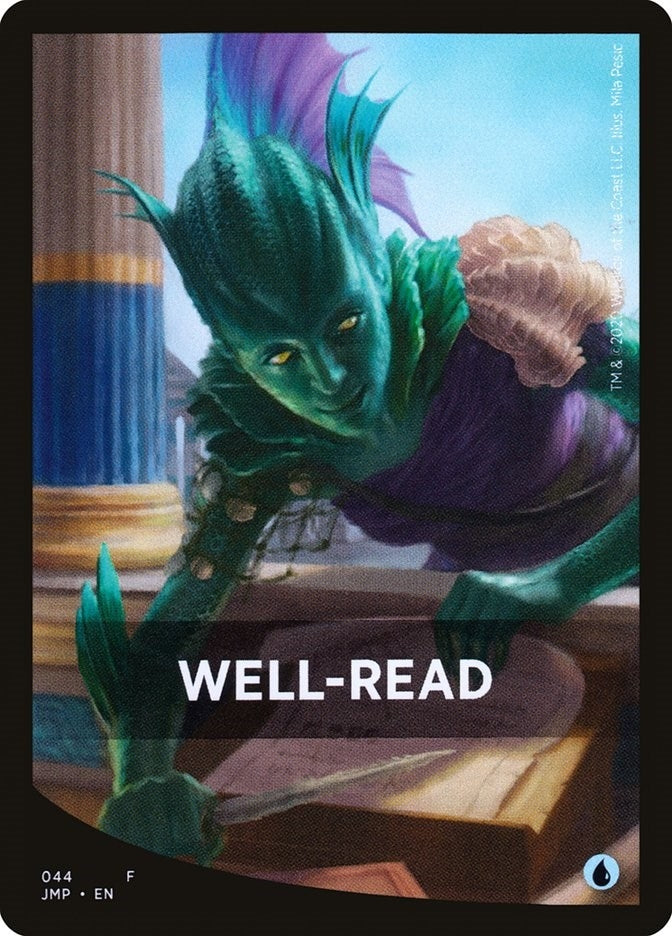 Image for Well-Read Theme Card (44) (Jumpstart) - Magic: The Gathering