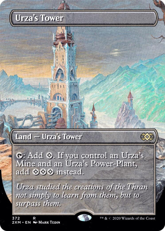 Image for Urza's Tower (Borderless) (372) (Double Masters) - Magic: The Gathering