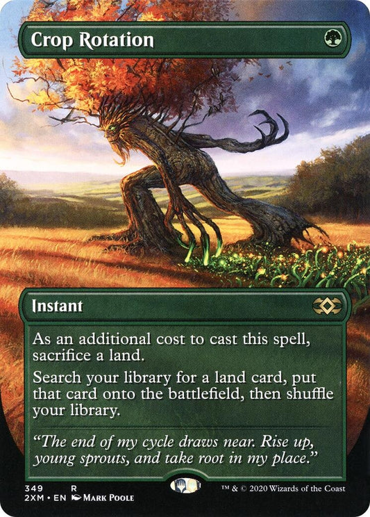 Image for Crop Rotation (Borderless) (349) (Double Masters) - Magic: The Gathering