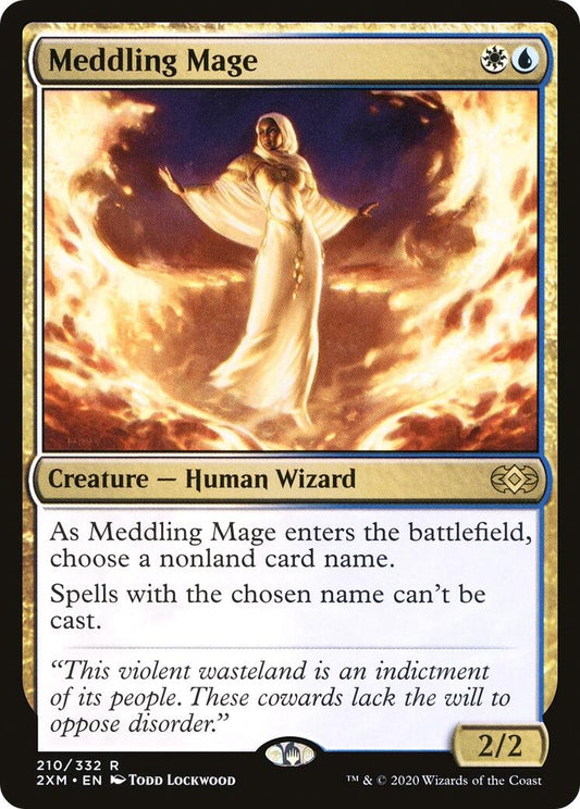 Image for Meddling Mage (210) (Double Masters) - Magic: The Gathering