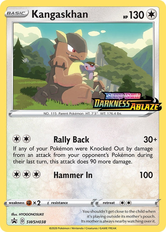 Image for Kangaskhan - SWSH038 (Prerelease) (SWSH038) (SWSH: Sword & Shield Promo Cards) - Pokemon