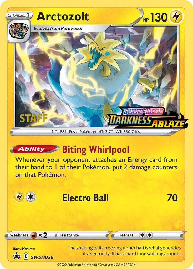 Image for Arctozolt - SWSH036 (Prerelease) [Staff] (SWSH036) (SWSH: Sword & Shield Promo Cards) - Pokemon