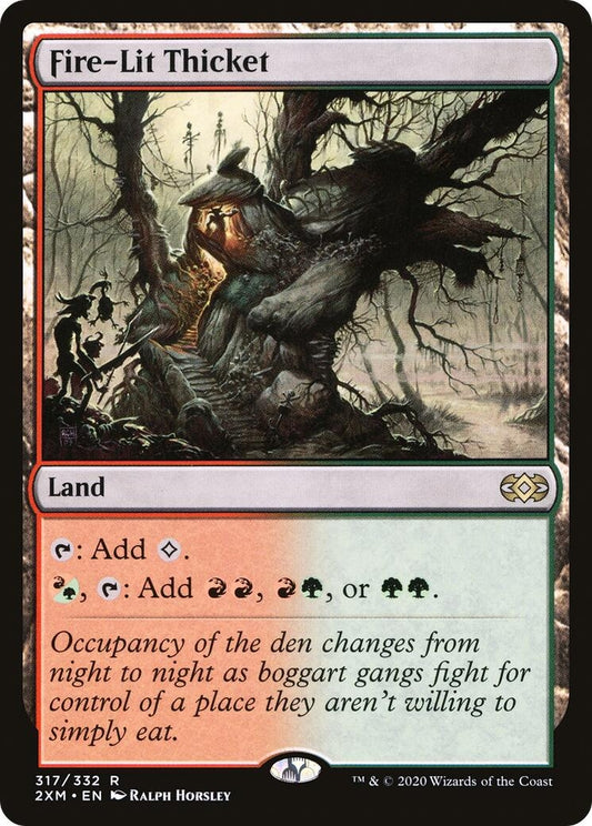 Image for Fire-Lit Thicket (317) (Double Masters) - Magic: The Gathering
