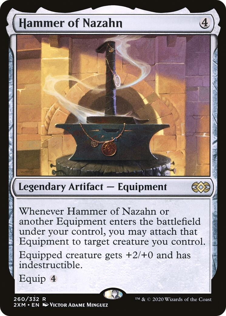 Image for Hammer of Nazahn (260) (Double Masters) - Magic: The Gathering