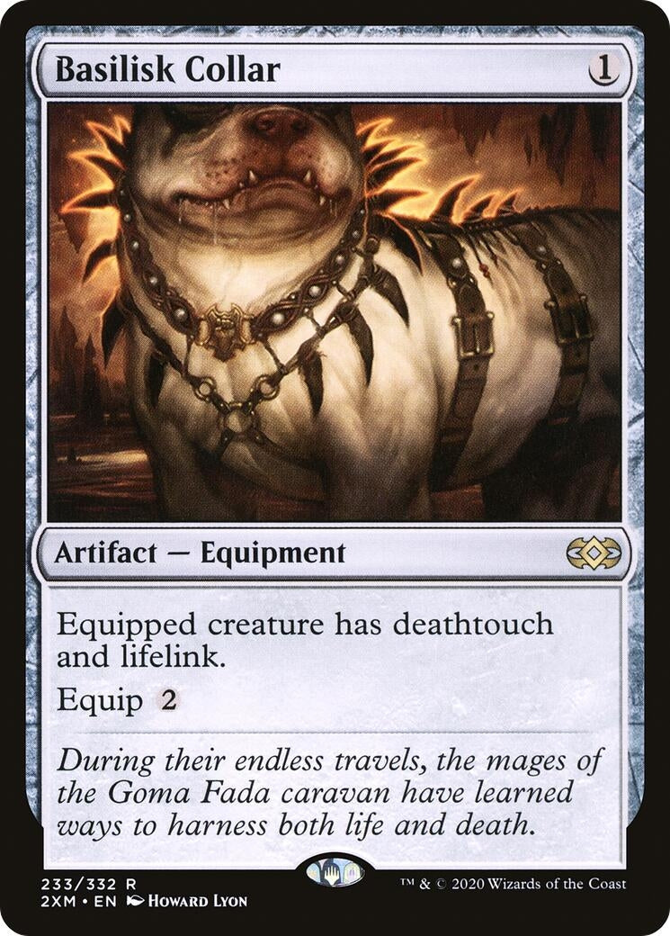 Image for Basilisk Collar (233) (Double Masters) - Magic: The Gathering