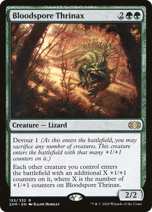Image for Bloodspore Thrinax (155) (Double Masters) - Magic: The Gathering