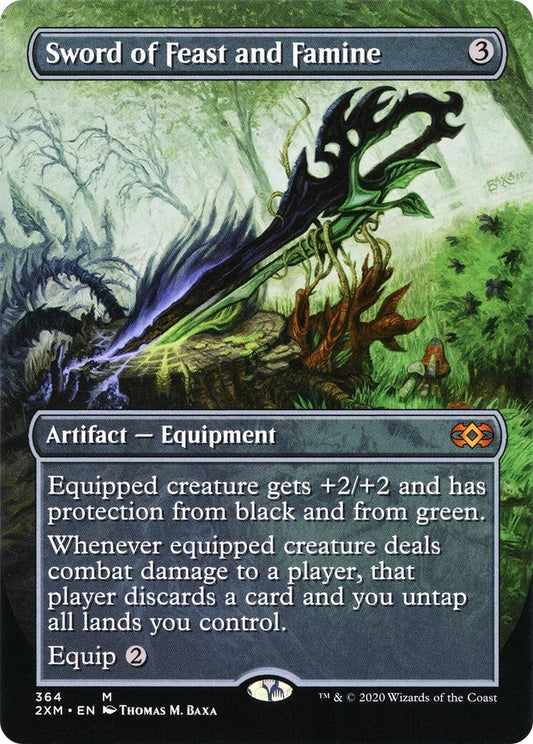 Image for Sword of Feast and Famine (Borderless) (364) (Double Masters) - Magic: The Gathering