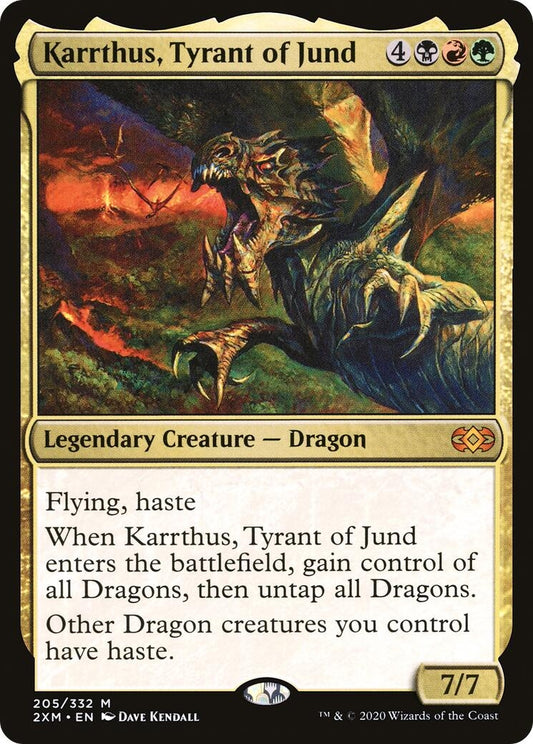 Image for Karrthus, Tyrant of Jund (205) (Double Masters) - Magic: The Gathering