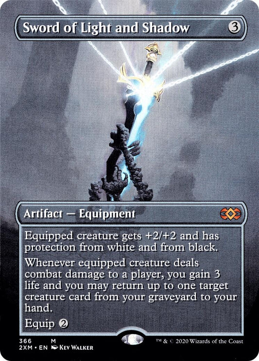 Image for Sword of Light and Shadow (Borderless) (366) (Double Masters) - Magic: The Gathering