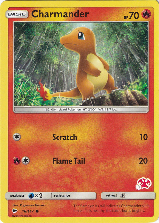 Image for Charmander - 18/147 (#1 Charizard Stamped) (018/147) (Battle Academy) - Pokemon