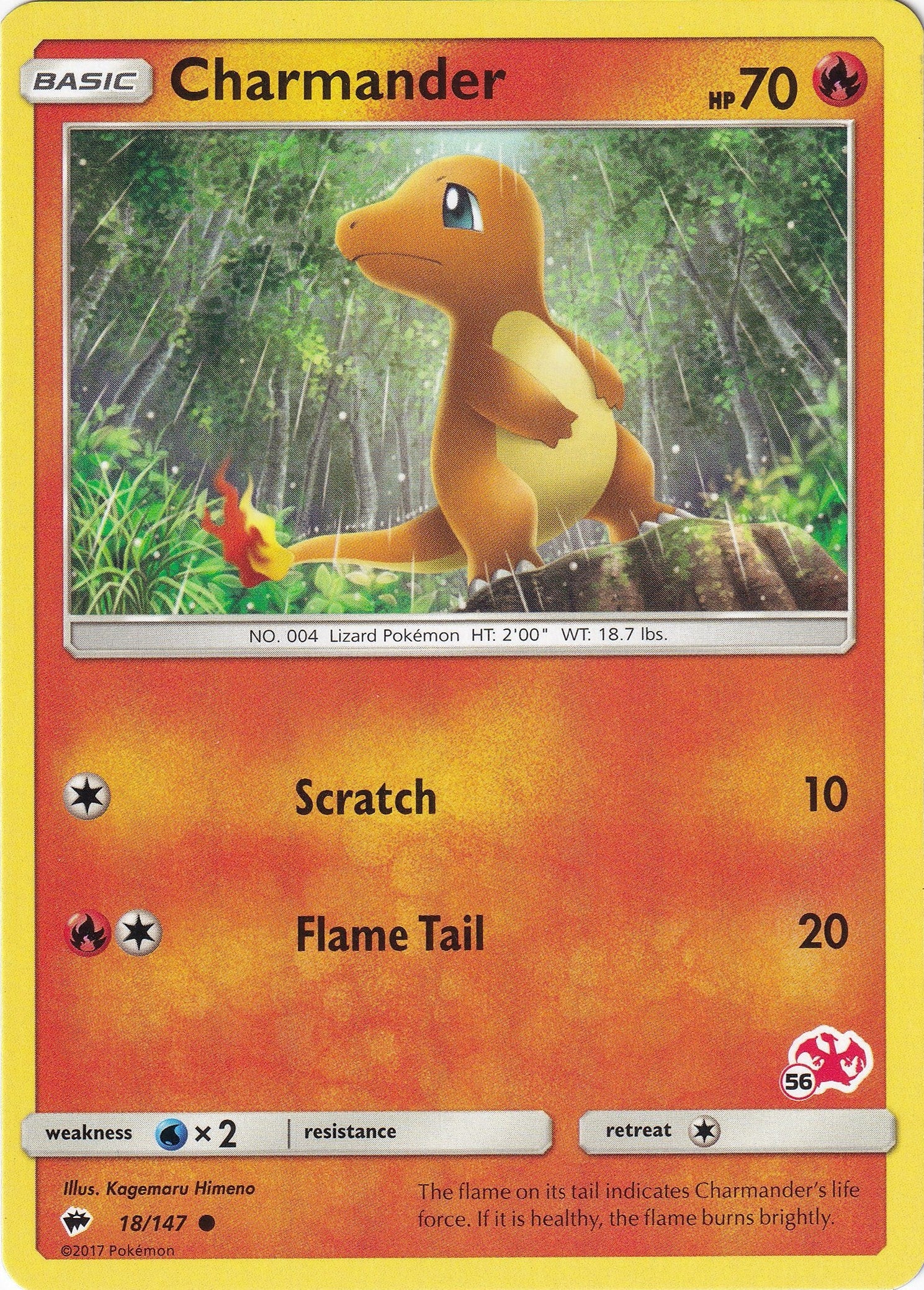 Image for Charmander - 18/147 (#56 Charizard Stamped) (018/147) (Battle Academy) - Pokemon