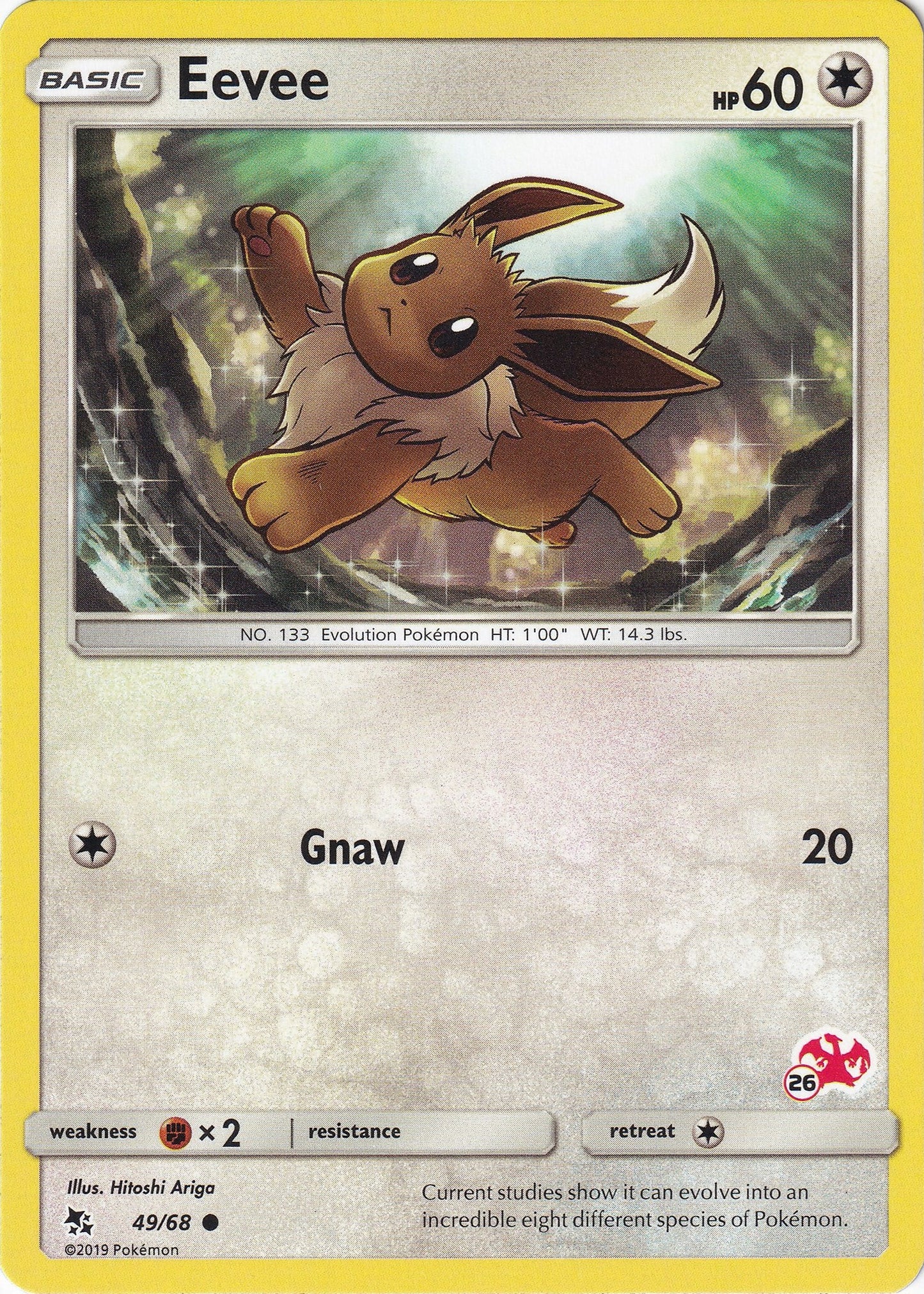 Image for Eevee - 49/68 (#26 Charizard Stamped) (049/068) (Battle Academy) - Pokemon