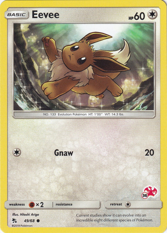 Image for Eevee - 49/68 (#36 Charizard Stamped) (049/068) (Battle Academy) - Pokemon