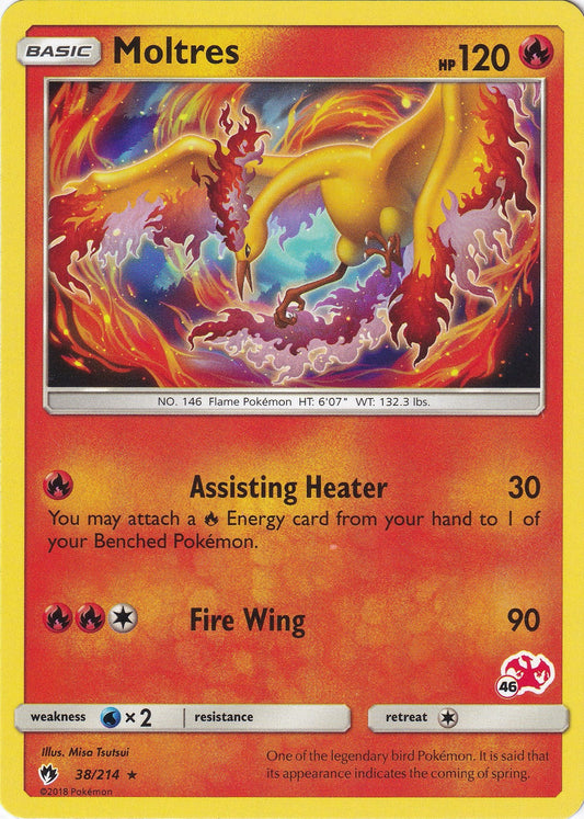 Image for Moltres - 38/214 (#46 Charizard Stamped) (038/214) (Battle Academy) - Pokemon