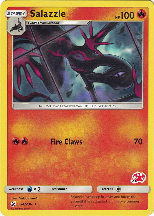 Image for Salazzle - 34/236 (#23 Charizard Stamped) (034/236) (Battle Academy) - Pokemon