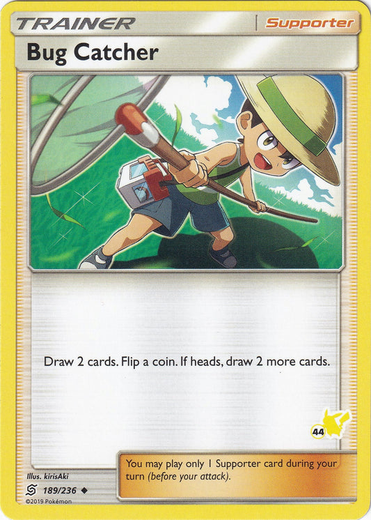 Image for Bug Catcher - 189/236 (#44 Pikachu Stamped) (189/236) (Battle Academy) - Pokemon
