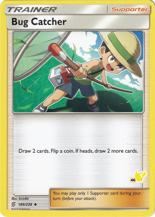 Image for Bug Catcher - 189/236 (#46 Pikachu Stamped) (189/236) (Battle Academy) - Pokemon