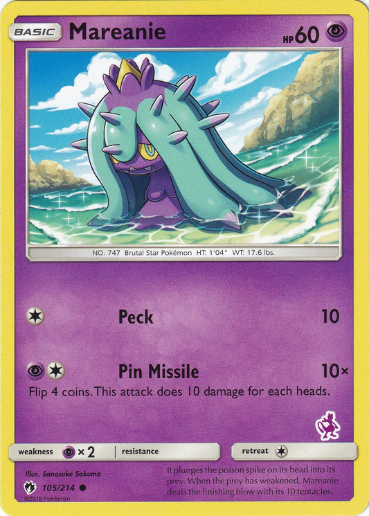 Image for Mareanie - 105/214 (Mewtwo Stamped) (105/214) (Battle Academy) - Pokemon