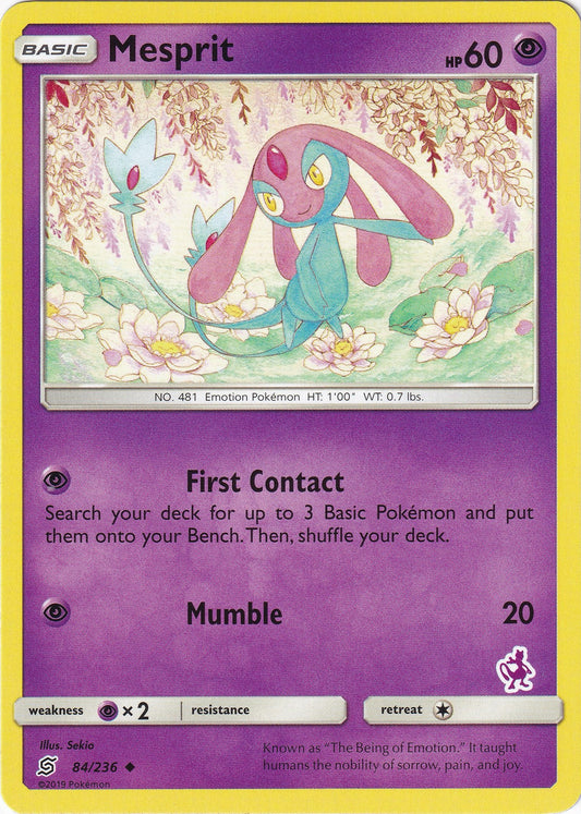 Image for Mesprit - 84/236 (Mewtwo Stamped) (084/236) (Battle Academy) - Pokemon