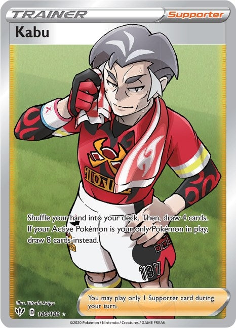 Image for Kabu (Full Art) (186/189) (SWSH03: Darkness Ablaze) - Pokemon