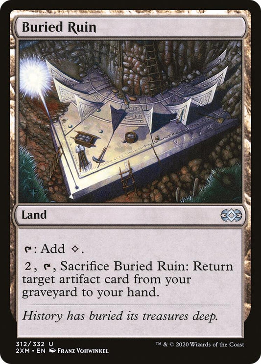Image for Buried Ruin (312) (Double Masters) - Magic: The Gathering