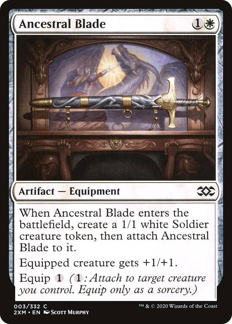 Image for Ancestral Blade (3) (Double Masters) - Magic: The Gathering