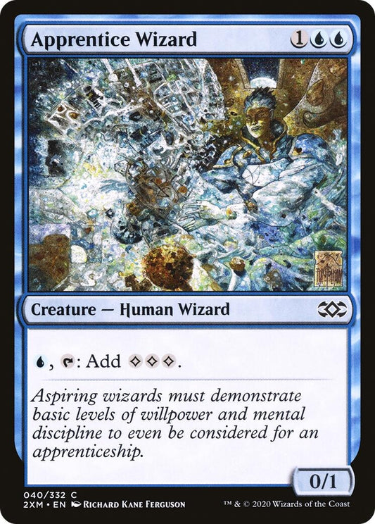 Image for Apprentice Wizard (40) (Double Masters) - Magic: The Gathering