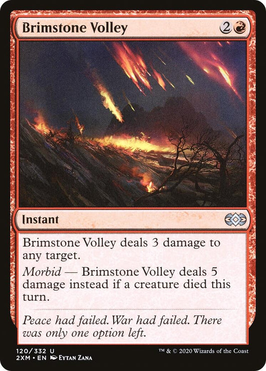 Image for Brimstone Volley (120) (Double Masters) - Magic: The Gathering