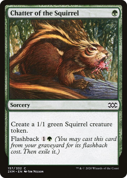 Image for Chatter of the Squirrel (157) (Double Masters) - Magic: The Gathering