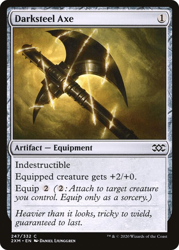 Image for Darksteel Axe (247) (Double Masters) - Magic: The Gathering