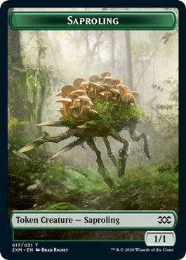 Image for Saproling Token (17) (Double Masters) - Magic: The Gathering