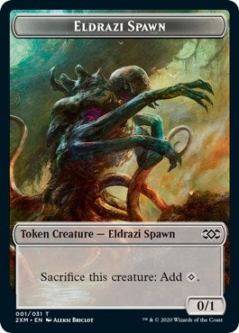 Image for Eldrazi Spawn // Plant Double-Sided Token (1 // 16) (Double Masters) - Magic: The Gathering