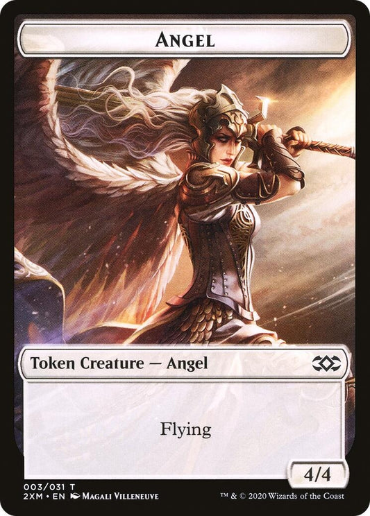 Image for Angel // Human Soldier Double-Sided Token (3 // 5) (Double Masters) - Magic: The Gathering