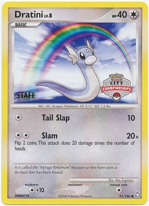 Image for Dratini - 91/146 (City Championships) [Staff] (091/146) (League & Championship Cards) - Pokemon