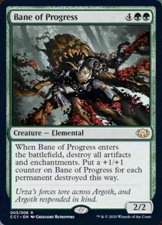 Image for Bane of Progress (3) (Commander Collection: Green) - Magic: The Gathering