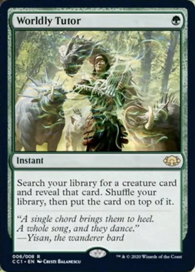 Image for Worldly Tutor (6) (Commander Collection: Green) - Magic: The Gathering