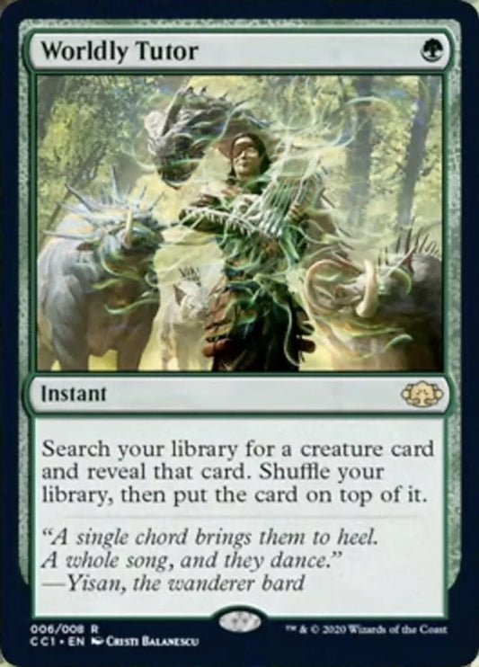 Image for Worldly Tutor (6) (Commander Collection: Green) - Magic: The Gathering
