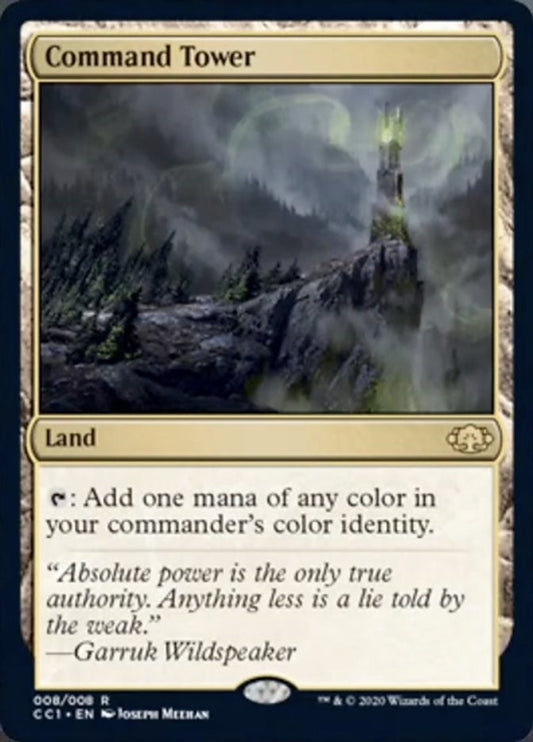 Image for Command Tower (8) (Commander Collection: Green) - Magic: The Gathering