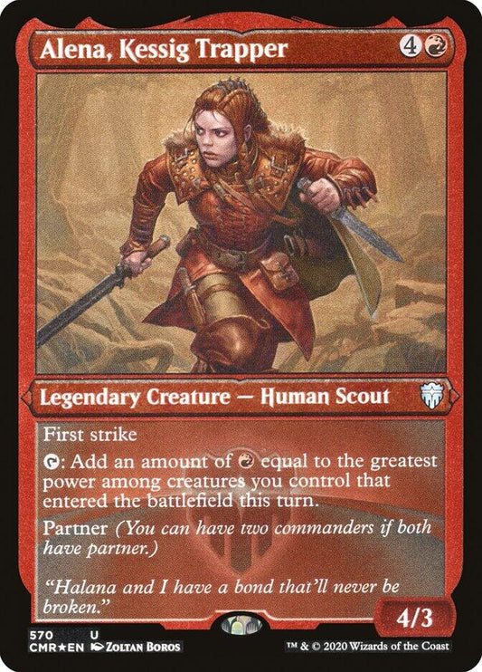 Image for Alena, Kessig Trapper (Foil Etched) (570) (Commander Legends) - Magic: The Gathering