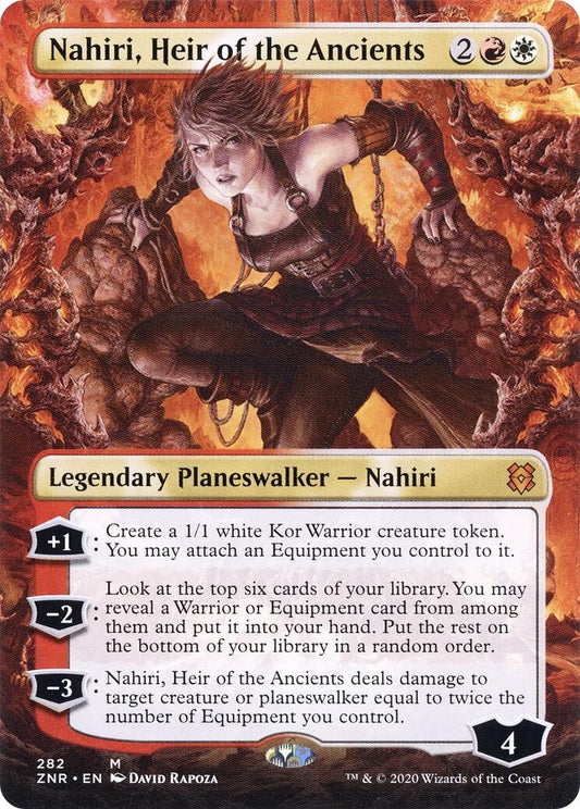 Image for Nahiri, Heir of the Ancients (Borderless) (282) (Zendikar Rising) - Magic: The Gathering