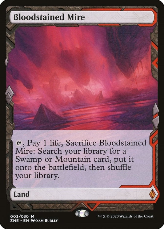 Image for Bloodstained Mire (3) (Zendikar Rising Expeditions) - Magic: The Gathering