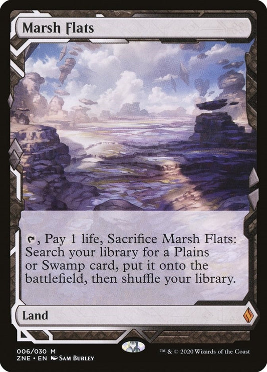 Image for Marsh Flats (6) (Zendikar Rising Expeditions) - Magic: The Gathering
